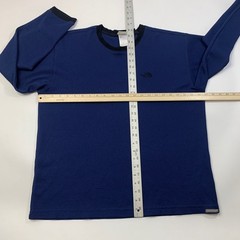 Vintage The North Face Shirt Mens Large Royal Blue Waffle Vaporwick Long Sleeve