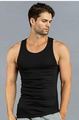 LOT 12 Packs Men 100% Cotton Ribbed Tank top A-Shirt Wife Beater Undershirt Lot