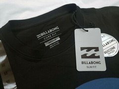 Billabong Mens Shirt Small Medium Black Short Sleeve Slim Fit Rainbow Wave