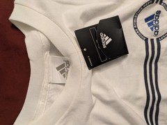Adidas medium size white t shirt