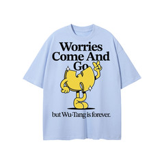 Wu Tang Clan T-Shirt Worries Come And Go Hip Hop Rap Tee GZA RZA ODB Unisex S-2X