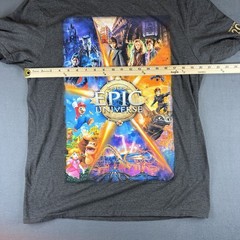 2025 Epic Universe Grand Opening Day T-Shirt Gray Size Large Free Shipping #62