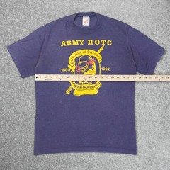 Vintage University of Delaware Army Mens Medium Blue Short Sleeve T-Shirt