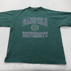 Gear For Sports Mansfield University T-Shirt XXL Green Vintage 90s Made in USA