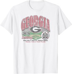 Georgia Bulldogs College World Series 2026 CWS Baseball T-Shirt