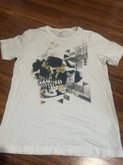 Bundle 3 Express Graphic Crew Neck Short Sleeve Knit T-Shirt Size M