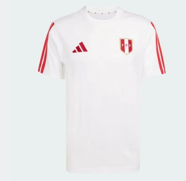 adidas Men’s Soccer Peru T-Shirt DNA Seleccion de Futbol FPF 2026 XL