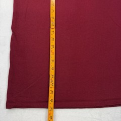 Hebrew Text Men’s T-Shirt Size Medium Red Short Sleeve Classic Casual