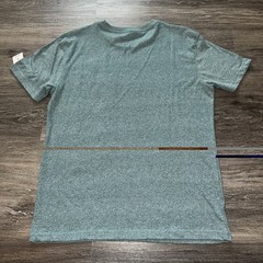 Aeropostale Men’s Medium Raised Logo T-shirt Sagebrush Green Marled