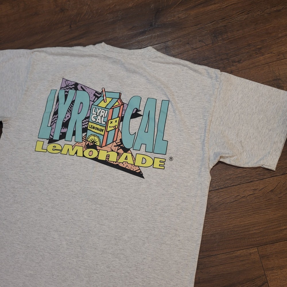Lyrical Lemonade Graphic T Shirt Mens L Large Gray Everyday Essentials Logo