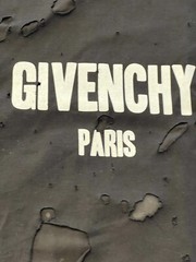 Grail Givenchy Paris Black Heavily Distressed Oversized T Shirt 100% AUTHENTIC M