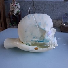 Medicom Toy UNDERCOVER × P.A.M. Skull & Hand Lamp White Limited