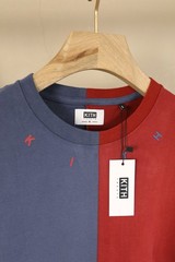 Kith Color Block Contrast Small Logo Crew Neck Tee Unisex