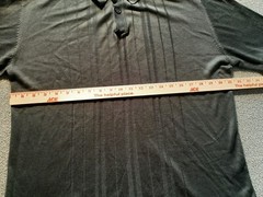 Slates mens Short Sleeve M Medium Black Shirt
