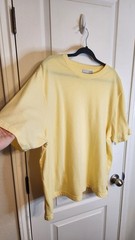 Carolina Colours Plus Short Sleeve Crew Neck T-Shirt in Yellow