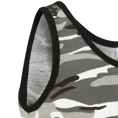 Army Vest Military Combat Singlet Sleeveless Fancy Tank Top US Urban Snow Camo