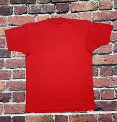 Vintage BVD Blank Red Pocket T-Shirt Men’s Large Single Stitch Made In USA 90s