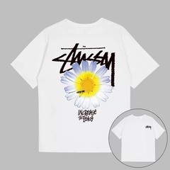 Stussy Increase The Peace Daisy Bee Graphic T-shirt White Streetwear Tee