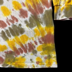 Vintage 90s KCBX Radio Live Oak Music Festival Tie Dye Long Sleeve Double Sided