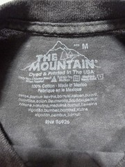 The Mountain Tie Dye Wolf T Shirt Medium Colorado Wildlife Psychedelic USA Y2K