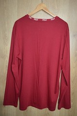 Polo Ralph Lauren Long Sleeve Extra Large XL Designer Logo Collar Polo Burgundy