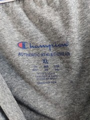 Champions Men Shirt XL Gray Crew Neck Short Sleeve Logo Pullover Outdoor Tee