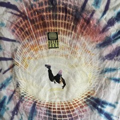Travis Scott Astroworld 2021 Cactus Jack Sz XL TieDye Boxy “Man On Fire” T Shirt