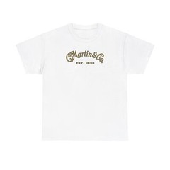 Vintage Martin Guitars Unisex Heavy Cotton Gildan Tee