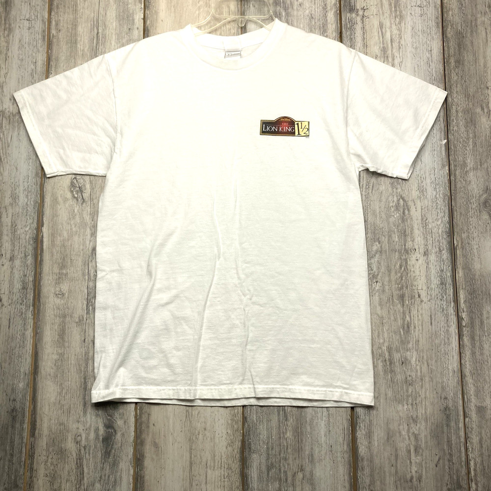 2004 Y2K Walt Disney Lion King 1 1/2 Comedy Musical Movie Promo T-Shirt Size L