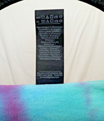 Handmade Tie Dye Spiral & Lines Pattern Rainbow XL Shirt 22.5″ W X 29.5″ L