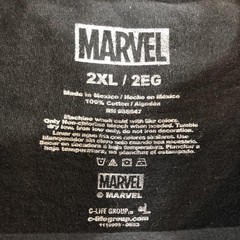 Marvel Punisher Shirt Mens 2XL Skull Graphic Tee Comic Book Superhero T-Shirt