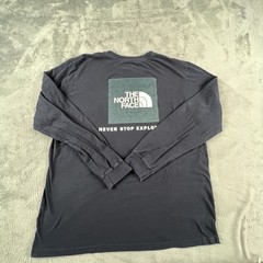The North Face Men’s Long-Sleeve Half Dome Tee in Navy Blue Size Extra Large