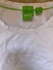 Hugo Boss Logo Emboss T shirt m Men’s new Crew Neck Short Slee White