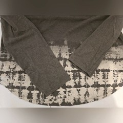 Mens XL NWT Long Length Gray Shirt