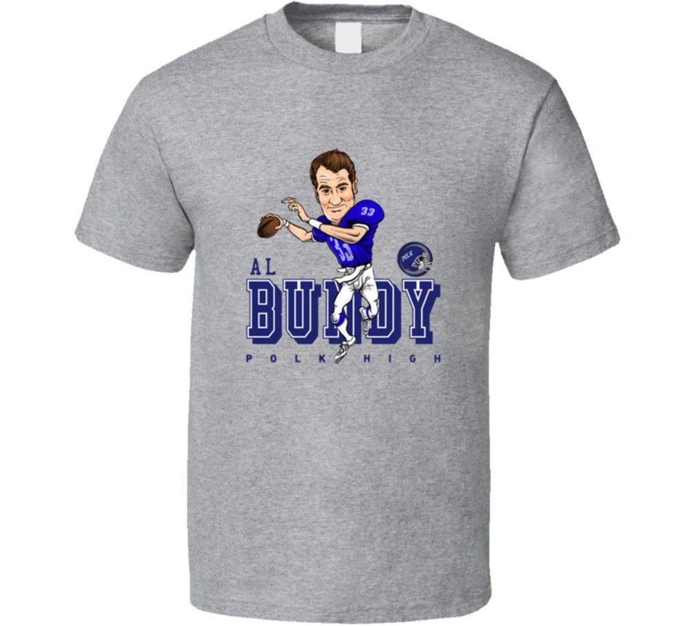 Married With Children Al Bundy Caricature Football T Shirt