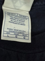 Kauai 100%Cotton Large Navy T-shirt Machine Washable