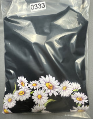 Daisy Flower Peace Sign Womens T-Shirt Small Retro Hippie 60s 70s Boho Aesthetic