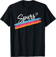 Vintage Spurs T-Shirt Retro Basketball Fan Unisex Tee Classic Sports Top