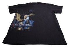 Discover Hong Kong Dragon Cityscape Graphic T-Shirt Men’s XL Black T0309