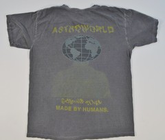 Travis Scott Astroworld Coming Soon Made by Humans Shirt Faded Large
