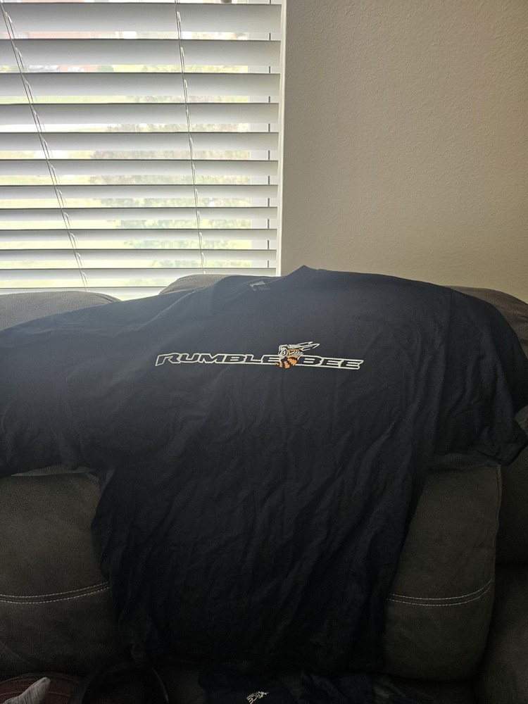 Ram Rumblebee Racing XL Gildan Tshirt And Ram Drawstring Bag
