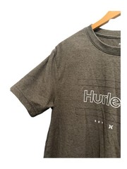 Men’s Medium Light Grey Hurley Short Sleeve Shirt tee surf skate streetwear Cali