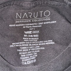 100% Cotton Naruto Shippuden Collection T-Shirt Medium Ichiraku Ramen Graphic