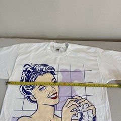 Roy Lichtenstein Mujer En El Bano Vintage T-shirt Tee Size M