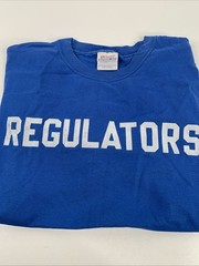 Hanes Heavyweight 50/50 Blue Vtg 90s T-Shirt Adult Large