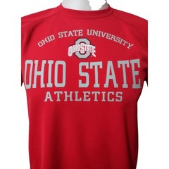 T Shirt Ohio State University Outerstuff Red S Mens Athletics NCAA Buckeyes Y2K
