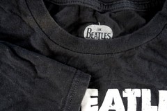BEATLES Abbey Road t shirt XL official Apple Black White John Paul George Ringo