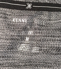Kenneth Cole Tshirt M Men’s Gray Heathered Short Sleeve Tech Crew Neck Active
