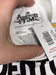 *Brand New With Tags* Spencer’s Adventure Time White Tee Adult Medium