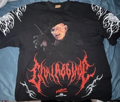 Civil Regime Freddy Krueger A Nightmare on Elm Street Tee Black Double-Sided L